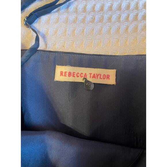 Rebecca Taylor Y2K Spaghetti Strap Cocktail Dark Gray Cheetah Mini Event Dress 8 - Picture 3 of 15